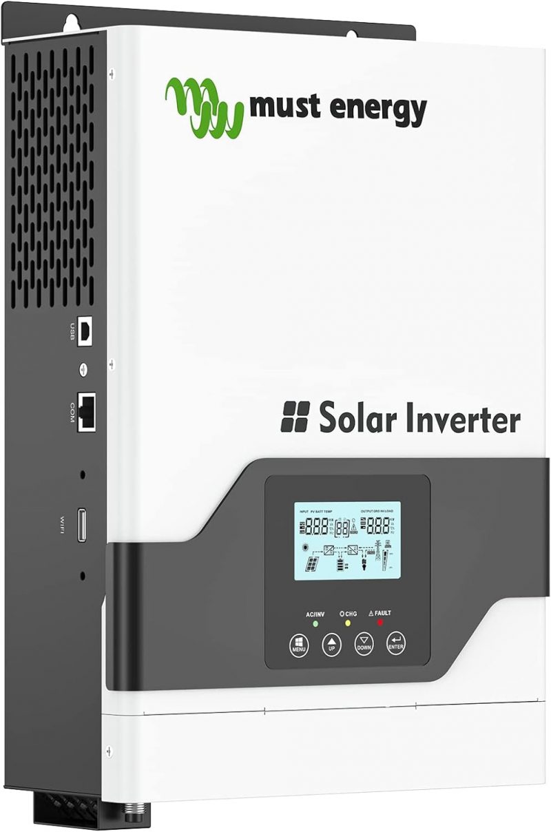 MUST 12v 1200w hybrid solar inverter