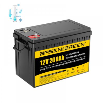 Basen Green 12v 200Ah LifePo4 battery